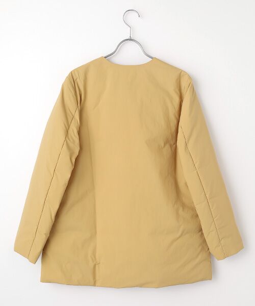 Mademoiselle NON NON / マドモアゼルノンノン その他アウター | ナイロンタフタ ノーカラーダウンコート | 詳細1