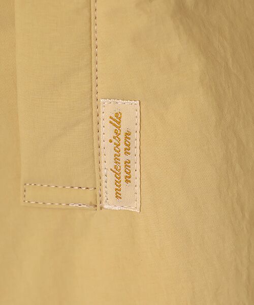 Mademoiselle NON NON / マドモアゼルノンノン その他アウター | ナイロンタフタ ノーカラーダウンコート | 詳細5