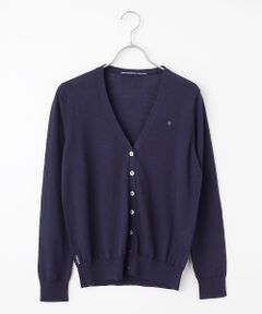 Mademoiselle NON NON / マドモアゼルノンノン カーディガン・ボレロ | エクストラ ファインメリノ  Vネックカーディガン