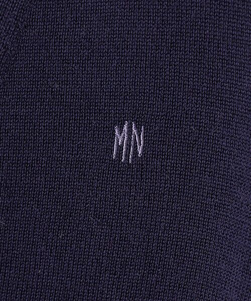 Mademoiselle NON NON / マドモアゼルノンノン カーディガン・ボレロ | エクストラ ファインメリノ  Vネックカーディガン | 詳細5