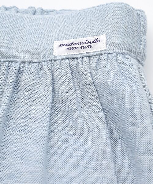 Mademoiselle NON NON / マドモアゼルノンノン ロング・マキシ丈スカート | ウォッシャブルリネン天竺 ギャザーフレアースカート | 詳細7