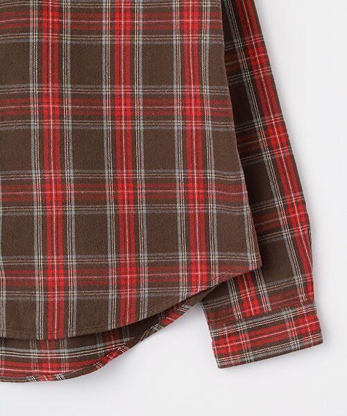 Mademoiselle NON NON / マドモアゼルノンノン シャツ・ブラウス | コットンツイル チェックシャツ | 詳細4