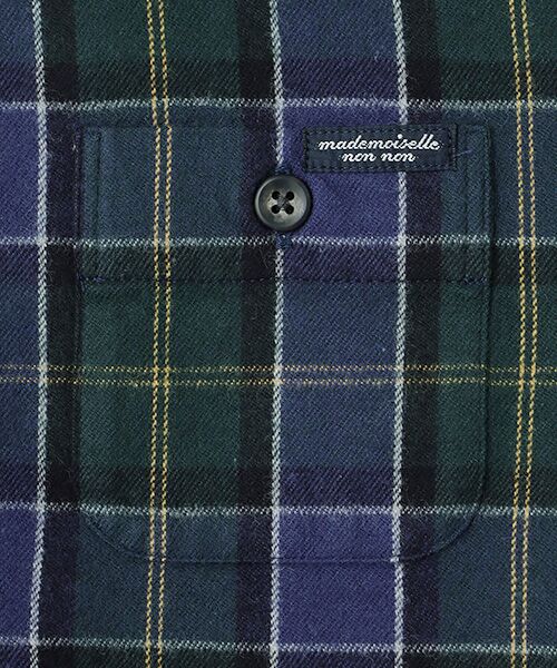 Mademoiselle NON NON / マドモアゼルノンノン シャツ・ブラウス | コットンツイル チェックシャツ | 詳細6