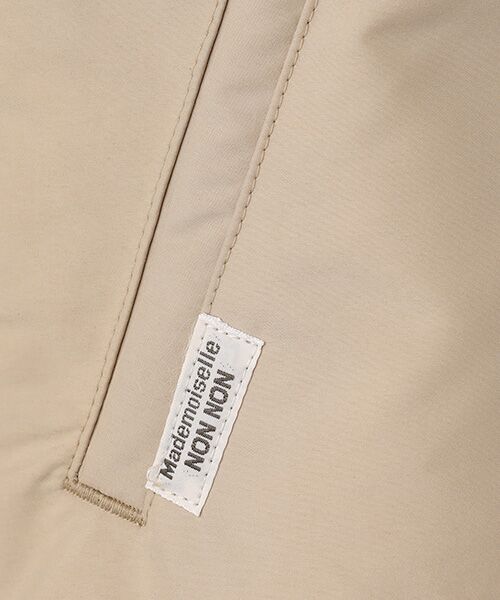 Mademoiselle NON NON / マドモアゼルノンノン その他アウター | リサイクルポリエステルハイカウントタフタ ダウンコート | 詳細1