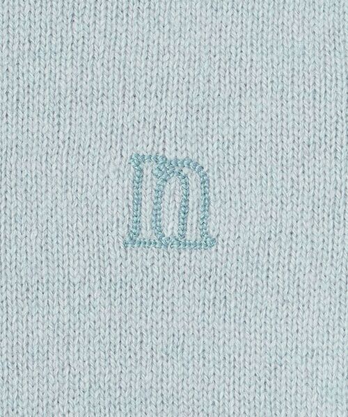 Mademoiselle NON NON / マドモアゼルノンノン カーディガン・ボレロ | ウールカシミヤ天竺8G クルーネックカーディガン | 詳細5