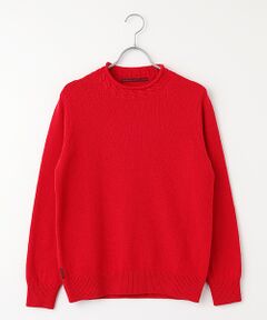 Mademoiselle NON NON / マドモアゼルノンノン ニット・セーター | ウールカシミヤ天竺8G ロールネックセーター