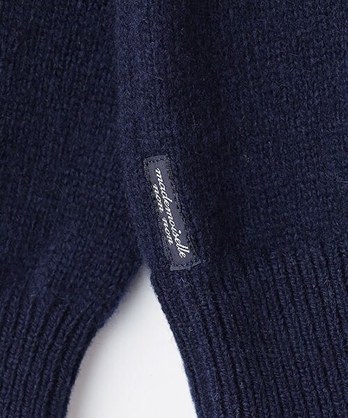 Mademoiselle NON NON / マドモアゼルノンノン ニット・セーター | ウールカシミヤ天竺8G ロールネックセーター | 詳細5