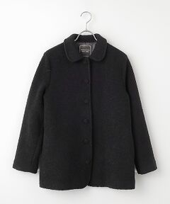 Mademoiselle NON NON / マドモアゼルノンノン ステンカラーコート | ブークレー天竺 ステンカラージャケット