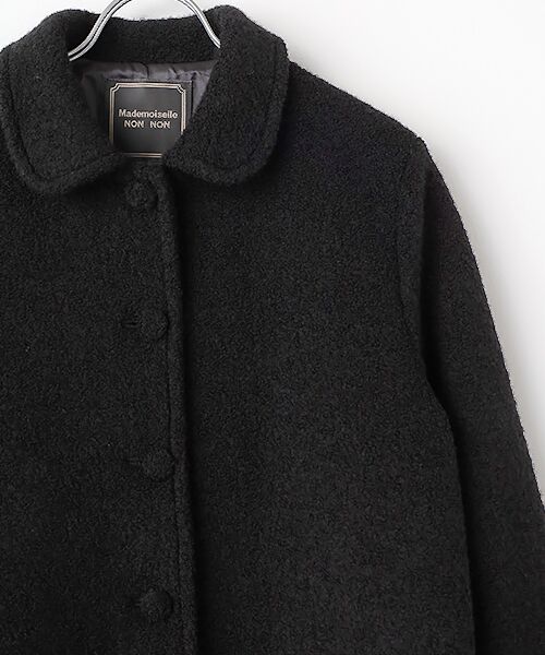 Mademoiselle NON NON / マドモアゼルノンノン ステンカラーコート | ブークレー天竺 ステンカラージャケット | 詳細2