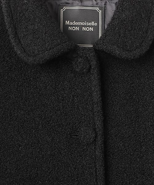 Mademoiselle NON NON / マドモアゼルノンノン ステンカラーコート | ブークレー天竺 ステンカラージャケット | 詳細5