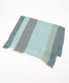 Mademoiselle NON NON / マドモアゼルノンノン マフラー・ショール・スヌード・ストール | <MA.AL.BI>マルビ リネン100％ボーダーストール