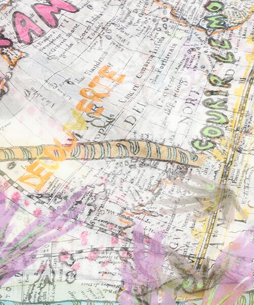 Mademoiselle NON NON / マドモアゼルノンノン マフラー・ショール・スヌード・ストール | <STORIATIPIC>ストリアティピック バス柄ストール | 詳細3