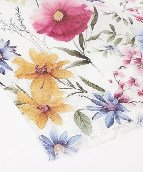 Mademoiselle NON NON / マドモアゼルノンノン マフラー・ショール・スヌード・ストール | フラワー柄ストール | 詳細3