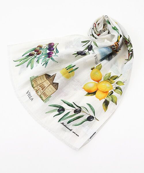 Mademoiselle NON NON / マドモアゼルノンノン マフラー・ショール・スヌード・ストール | フィレンツェ柄ストール | 詳細1