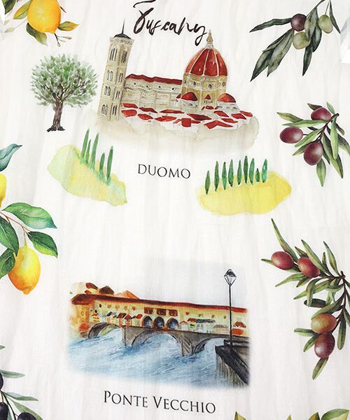 Mademoiselle NON NON / マドモアゼルノンノン マフラー・ショール・スヌード・ストール | フィレンツェ柄ストール | 詳細4