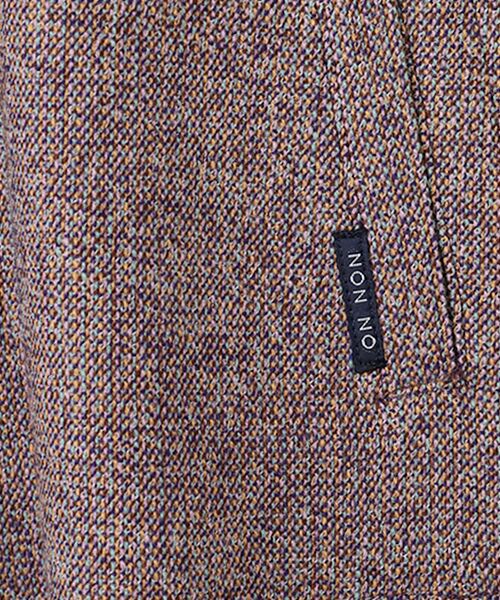 Mademoiselle NON NON / マドモアゼルノンノン ロング・マキシ丈ワンピース | ウールストレッチ杢ツィード ジャンパースカート | 詳細1