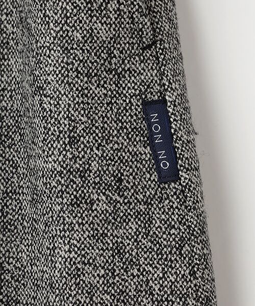Mademoiselle NON NON / マドモアゼルノンノン ロング・マキシ丈スカート | ウールストレッチ杢ツィード Aラインスカート | 詳細5