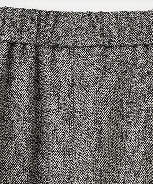 Mademoiselle NON NON / マドモアゼルノンノン ロング・マキシ丈スカート | ウールストレッチ杢ツィード Aラインスカート | 詳細6