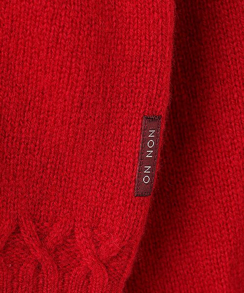Mademoiselle NON NON / マドモアゼルノンノン ニット・セーター | ラムウール/カシミヤ7G ニットプルオーバー | 詳細2