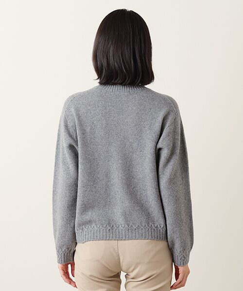 Mademoiselle NON NON / マドモアゼルノンノン ニット・セーター | ラムウール/カシミヤ7G ニットプルオーバー | 詳細10