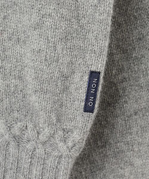 Mademoiselle NON NON / マドモアゼルノンノン ニット・セーター | ラムウール/カシミヤ7G ニットプルオーバー | 詳細7