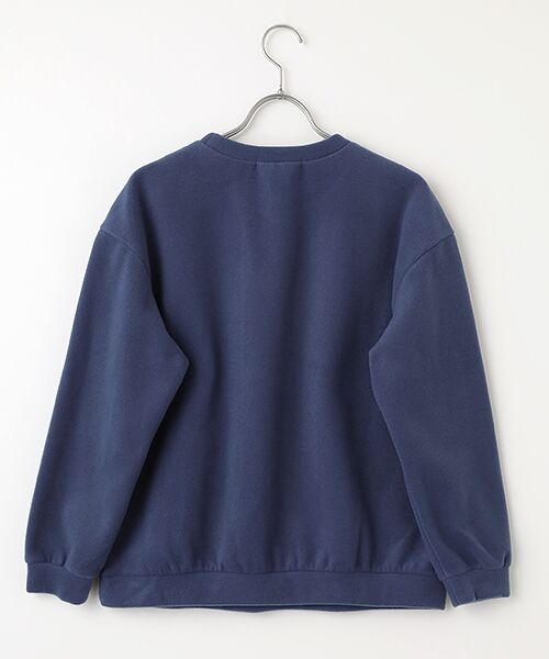 Mademoiselle NON NON / マドモアゼルノンノン その他トップス | トスカーナフリース 飛ビ柄刺繍入リトレーナー | 詳細2