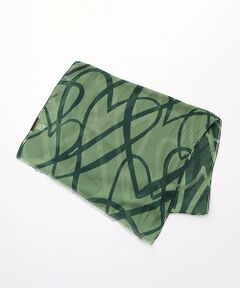 Mademoiselle NON NON / マドモアゼルノンノン マフラー・ショール・スヌード・ストール | <LARIOSETA>ラリオセタ レーヨンハートプリントストール