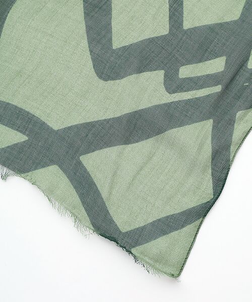 Mademoiselle NON NON / マドモアゼルノンノン マフラー・ショール・スヌード・ストール | <LARIOSETA>ラリオセタ レーヨンハートプリントストール | 詳細2