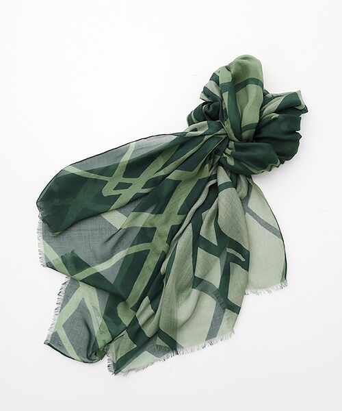 Mademoiselle NON NON / マドモアゼルノンノン マフラー・ショール・スヌード・ストール | <LARIOSETA>ラリオセタ レーヨンハートプリントストール | 詳細5