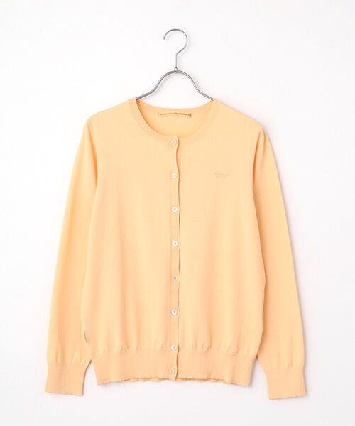 Mademoiselle NON NON / マドモアゼルノンノン カーディガン・ボレロ | BIOLOGICO ORGANIC天竺カーディガン（クリームイエロー）