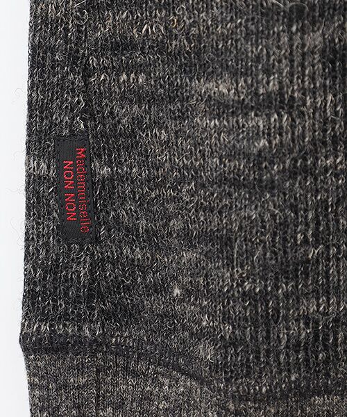 Mademoiselle NON NON / マドモアゼルノンノン ベスト | クォーターゲージWニット接結 ハイネックベスト | 詳細10