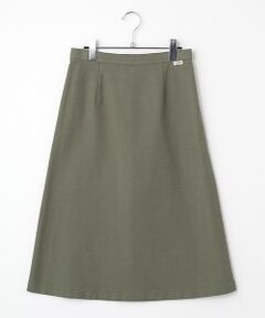 Mademoiselle NON NON / マドモアゼルノンノン ロング・マキシ丈スカート | ストレッチエアリーリクラインドクロス Aラインスカート