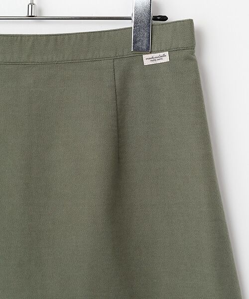 Mademoiselle NON NON / マドモアゼルノンノン ロング・マキシ丈スカート | ストレッチエアリーリクラインドクロス Aラインスカート | 詳細3