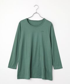 Mademoiselle NON NON / マドモアゼルノンノン カットソー | スーパーウォッシャブルウール先染天竺 Aラインチュニック