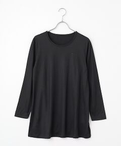 Mademoiselle NON NON / マドモアゼルノンノン カットソー | スーパーウォッシャブルウール先染天竺 Aラインチュニック