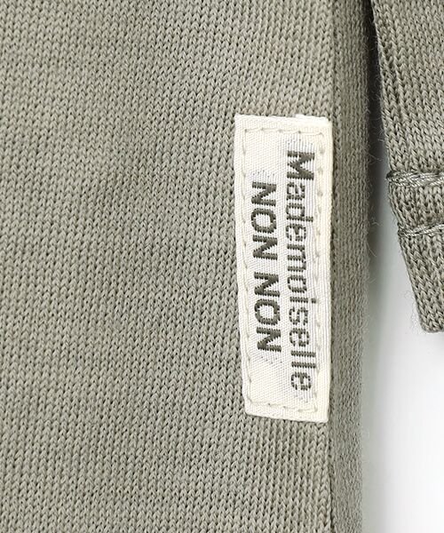 Mademoiselle NON NON / マドモアゼルノンノン カットソー | スーパーウォッシャブルウール先染天竺 Aラインチュニック | 詳細2