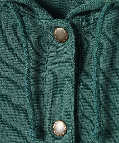 Mademoiselle NON NON / マドモアゼルノンノン パーカー | ハーフループミニ裏毛パーカー | 詳細4