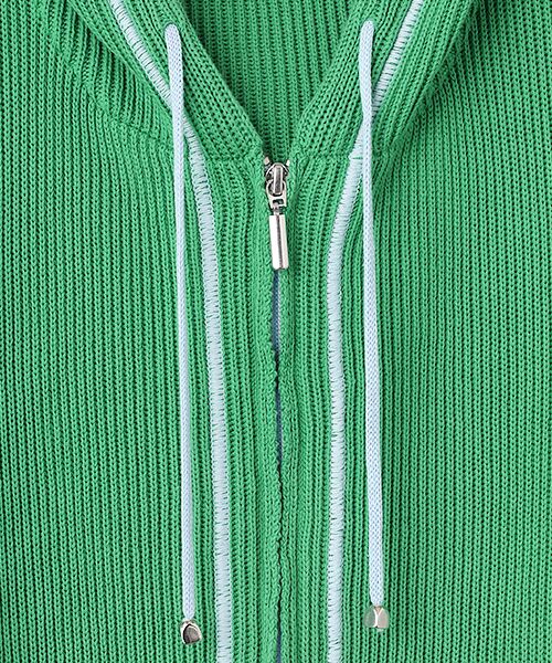 Mademoiselle NON NON / マドモアゼルノンノン パーカー | <MUSETTI>ムゼッティー コットンニットパーカー | 詳細6