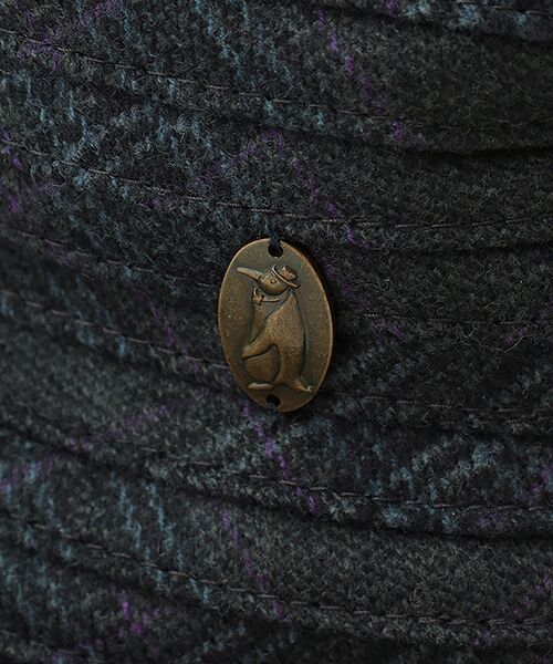 Mademoiselle NON NON / マドモアゼルノンノン ハット | ウールフランネルストレッチムジ&チェック ブレードクローシェ | 詳細3