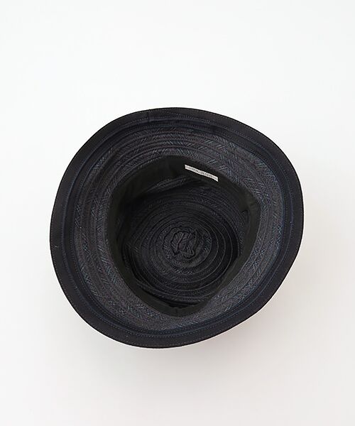 Mademoiselle NON NON / マドモアゼルノンノン ハット | ウールフランネルストレッチムジ&チェック ブレードクローシェ | 詳細4