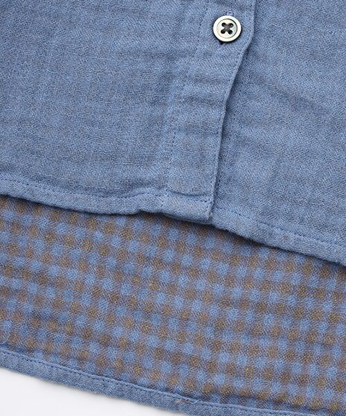 Mademoiselle NON NON / マドモアゼルノンノン シャツ・ブラウス | コットンリネンダブルガーゼワッシャー 長袖シャツ | 詳細7