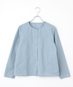 Mademoiselle NON NON / マドモアゼルノンノン ブルゾン | ナイロンタフタ撥水 ノーカラーブルゾン