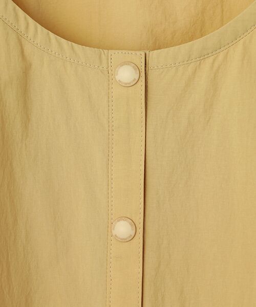 Mademoiselle NON NON / マドモアゼルノンノン ブルゾン | ナイロンタフタ撥水 ノーカラーブルゾン | 詳細2