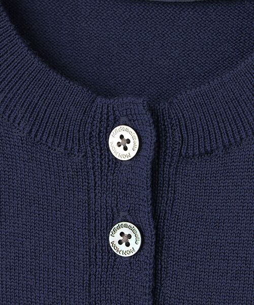 Mademoiselle NON NON / マドモアゼルノンノン ベスト | ウルトラファインウール ヘンリーネックニットベスト | 詳細10