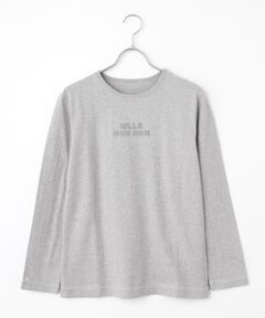 Mademoiselle NON NON / マドモアゼルノンノン Tシャツ | 吊り天竺 ロゴプリントTシャツ