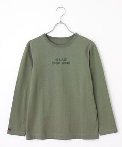吊り天竺 ロゴプリントTシャツ