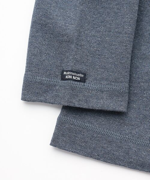 Mademoiselle NON NON / マドモアゼルノンノン Tシャツ | 吊り天竺 ロゴプリントTシャツ | 詳細7