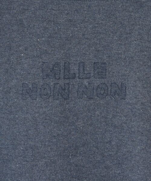 Mademoiselle NON NON / マドモアゼルノンノン Tシャツ | 吊り天竺 ロゴプリントTシャツ | 詳細8