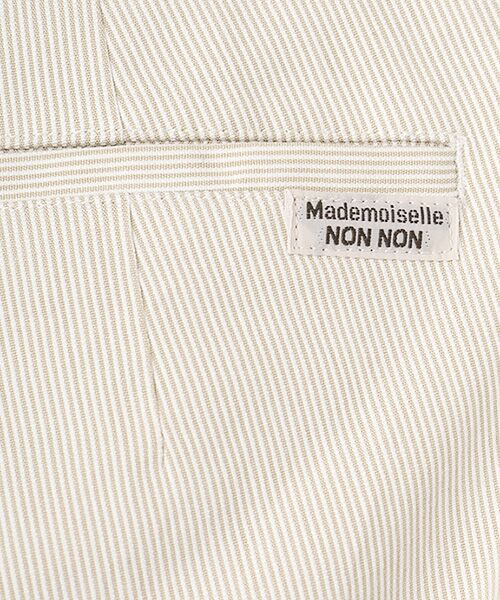 Mademoiselle NON NON / マドモアゼルノンノン その他パンツ | コードレーンストレッチ 8分丈パンツ | 詳細1