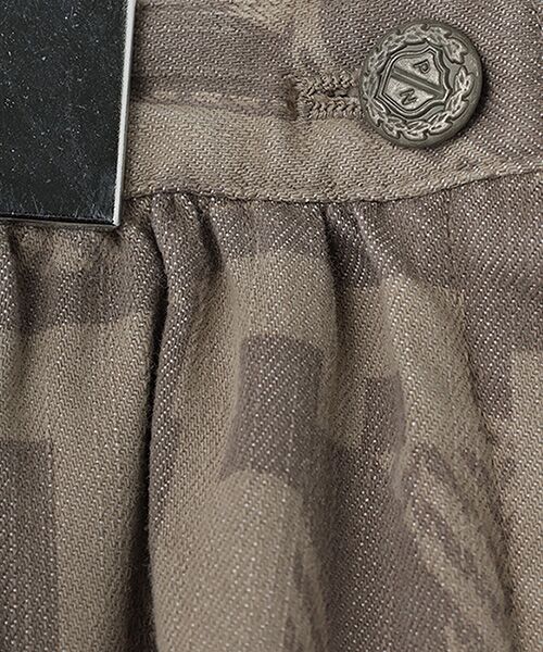 Mademoiselle NON NON / マドモアゼルノンノン デニムスカート | リヨセルデニム M・N LOGOプリントフレアースカート | 詳細2